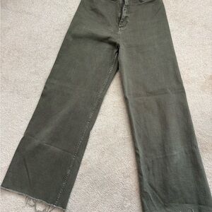 Miou MuseOlive Wide-Leg Women Jeans